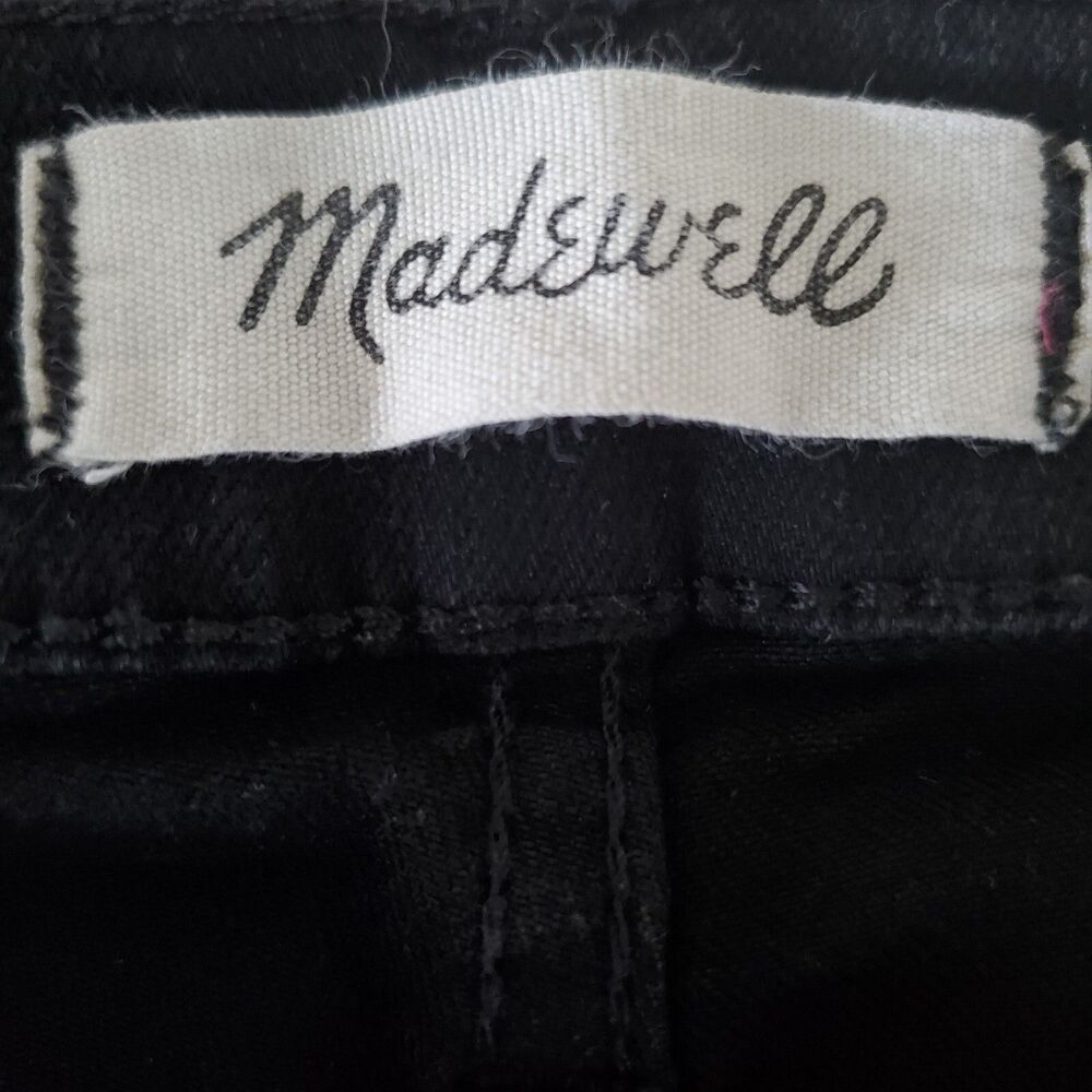 Madewell Women's Size 26 Black Jeans Roadtripper Stretch Cotton Skinny Mid-Rise - Picture 6 of 8
